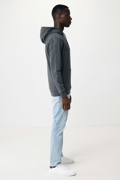 Iqoniq Torres recycled cotton hoodie undyed - Heather Anthracite / XXXL