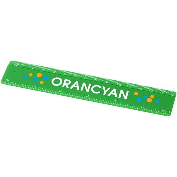 Righello Renzo da 15 cm in plastica - Verde