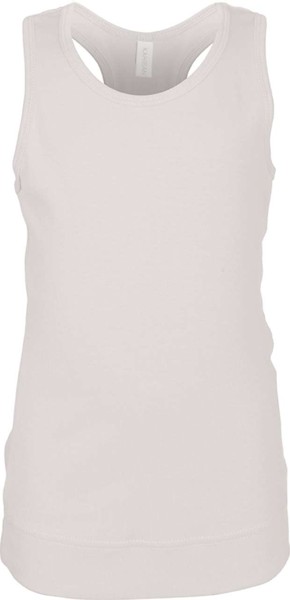 Girls' Vest - White / 8/10