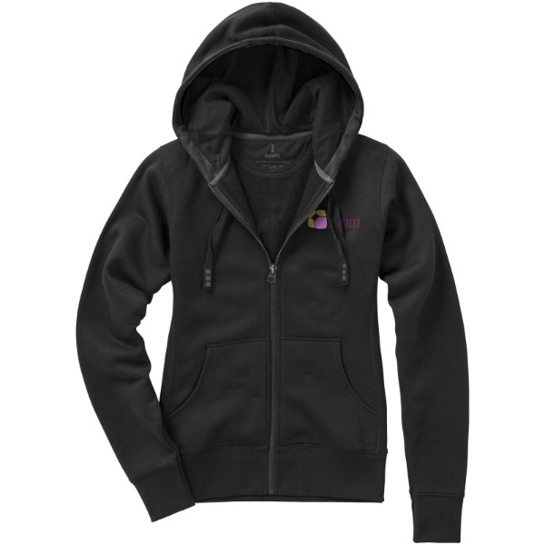 Sweater capuche full zip Femme Arora - Noir / XS