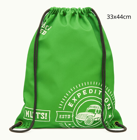 Full colour polyester drawstring bag - 33x44cm
