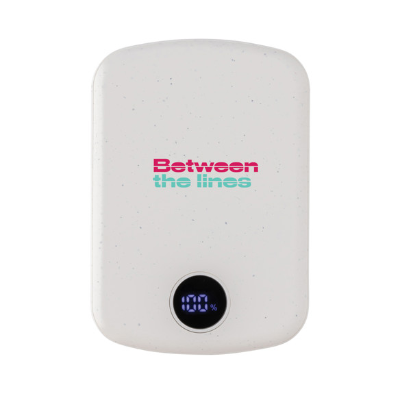 MagBoost magnetic powerbank 5000 mAh, 15W wireless - White