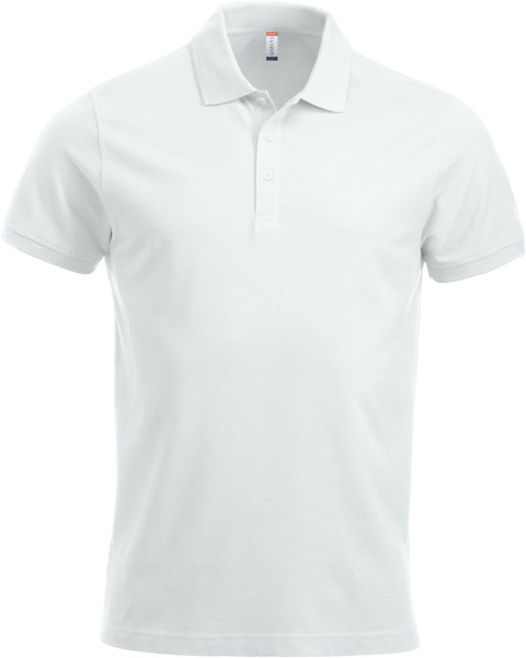Heavy Men's Piqué Polo Clique | Classic Lincoln S/S - White / XS