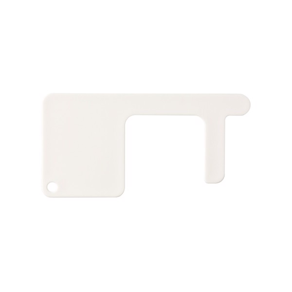 Schlüsselanhänger "Safe Contact" - Weiss