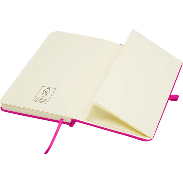 Blocco note formato A6 con copertina rigida Spectrum Plus - Rosa
