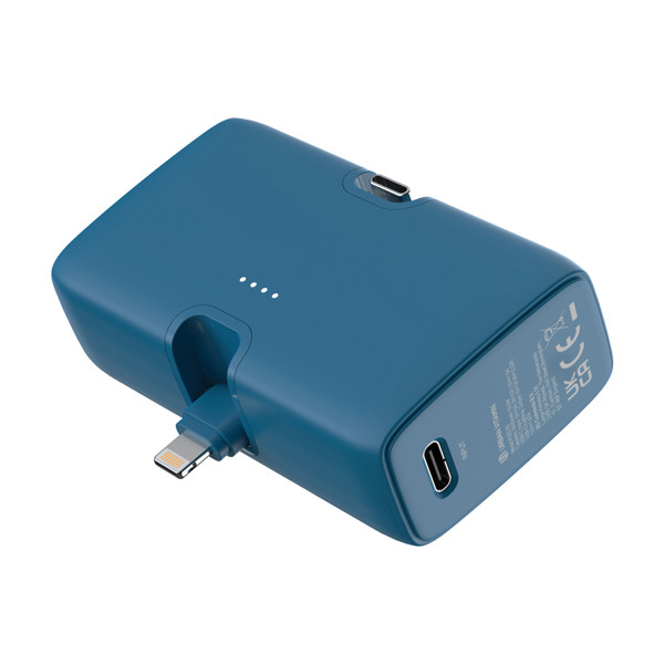 Powerbank 20W PD en plastique RCS Urban Vitamin Los Angeles - Bleu