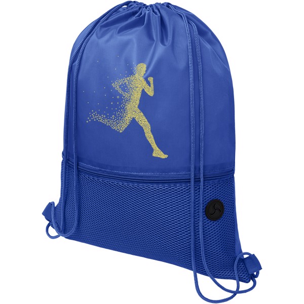 Sac à dos Oriole avec cordon, en maille filet 5L - Bleu royal