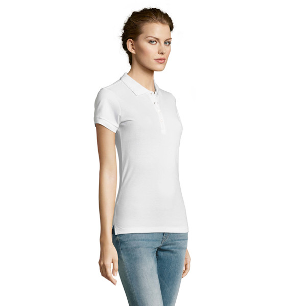 PEOPLE WOMEN POLO 210g - WhiteS