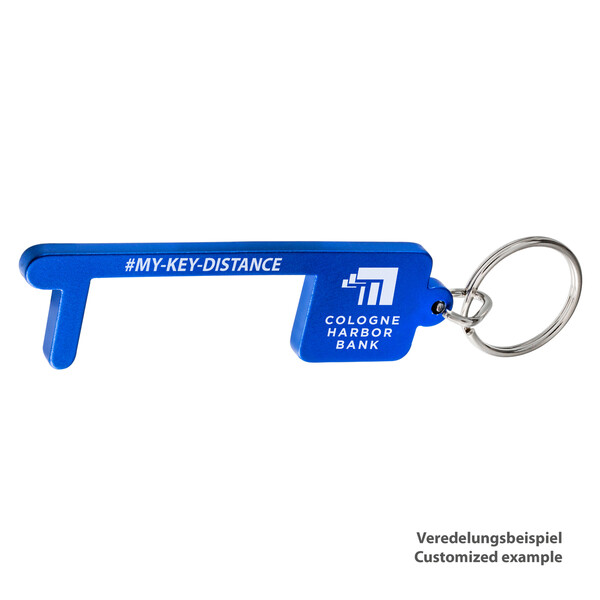 Porte-Clés MY-KEY-DISTANCE - bleu