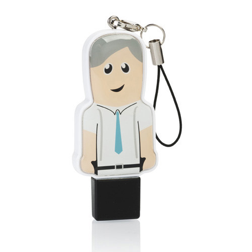 Mini USB custom figure - WHITE_1GB