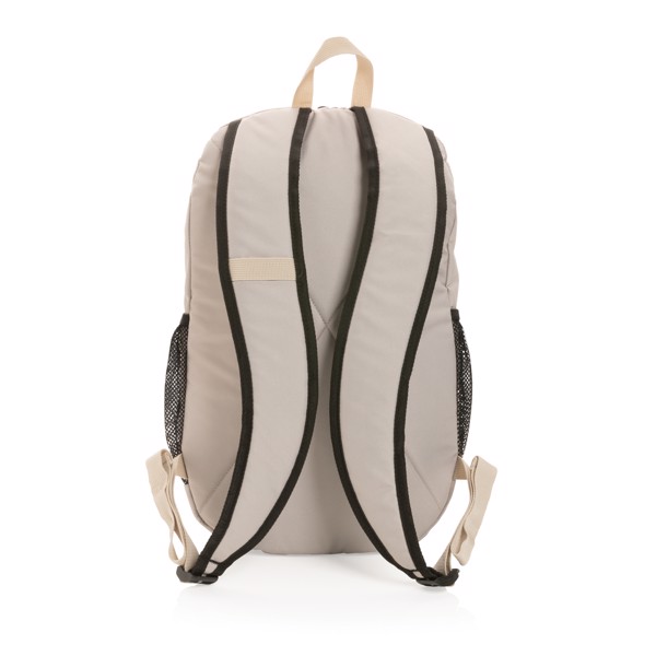 Impact Aware backpack, 15 inch laptop, 300D rPET - White / Orange