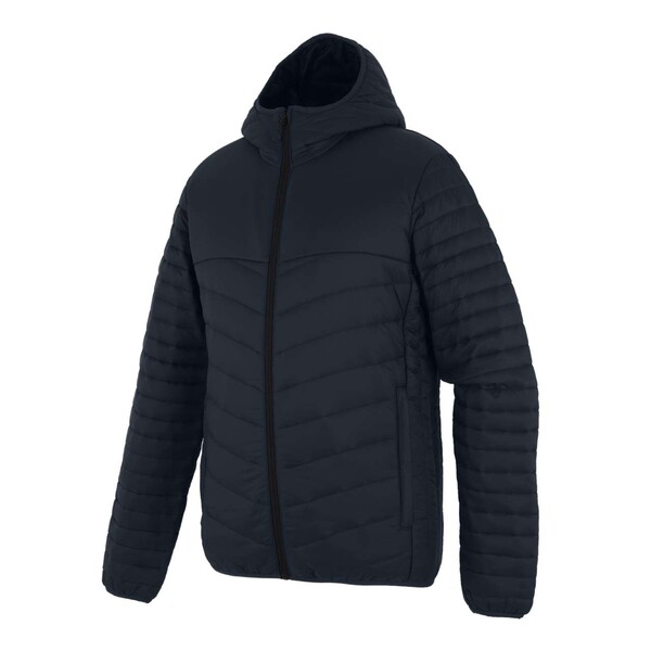 Loftlite Hooded Baffle Jacket - Navy / Black / M