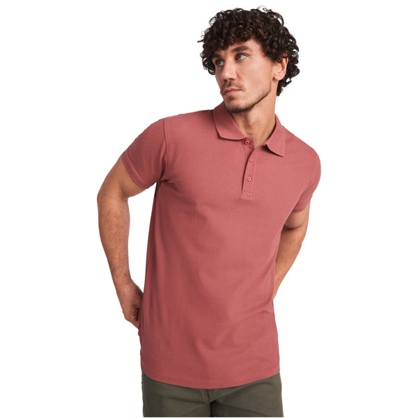 Star short sleeve men's polo - Rossette / 2XL