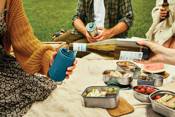 Black+Blum Glass Travel Cup 340ML - Turquoise