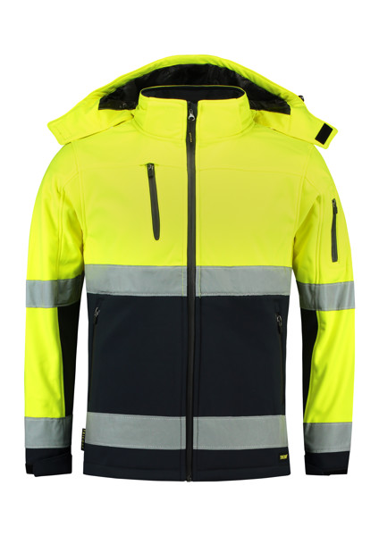 Softshellová bunda unisex Tricorp Bi-color EN ISO 20471 Softshell - Fluorescenčná Žltá / M
