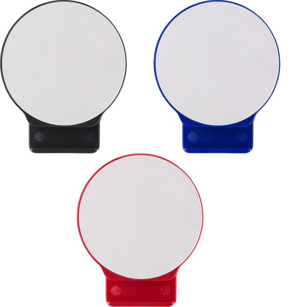 Base magnética em ABS para esferográficas e para telemóvel. Rafael - vermelho