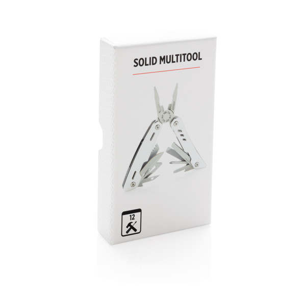 Xd Collection 12-funkcijsko večnamensko orodje, ohišje iz aluminija - Silver