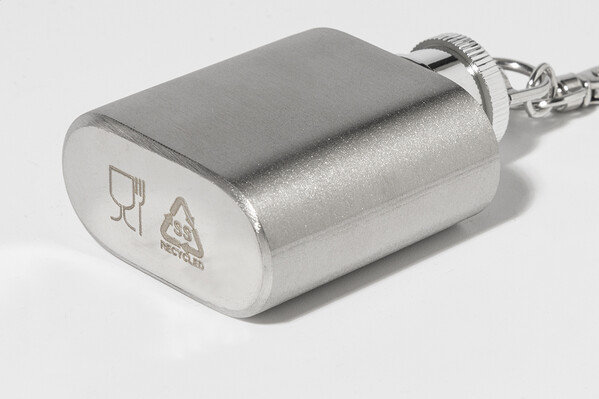 Rss Hip Flask Keyring Bering
