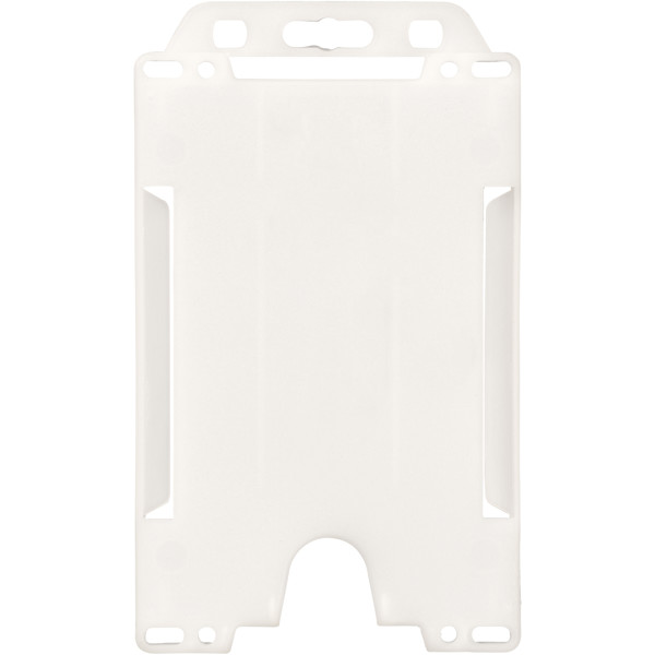 Pierre recycled plastic card holder - White