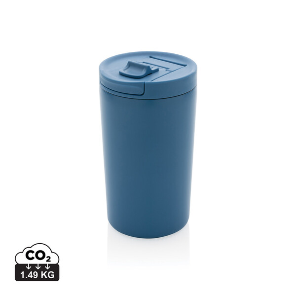 Mug 300ml isotherme et étanche en acier recyclé RCS - Bleu