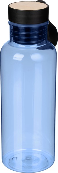 Gourde en rPET de 600 mlErica - bleu cobalt