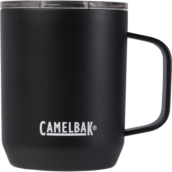 Caneca para campismo de 350 ml com isolamento a vácuo "CamelBak® Horizon" - Preto liso