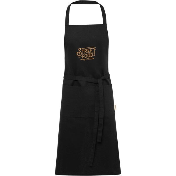 Odisha 200 g/m² OCS organic apron - Black