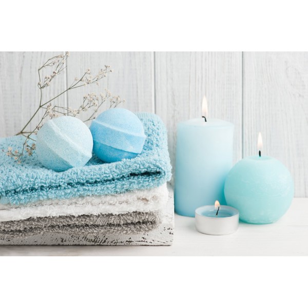 Bath Bombs Kit III. Brinquedo didático fornecido com saco de oferta em papel kraft (115 g/m²)
