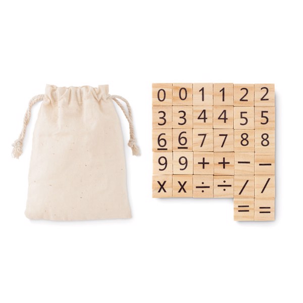 MB - Wood educational counting game Educount