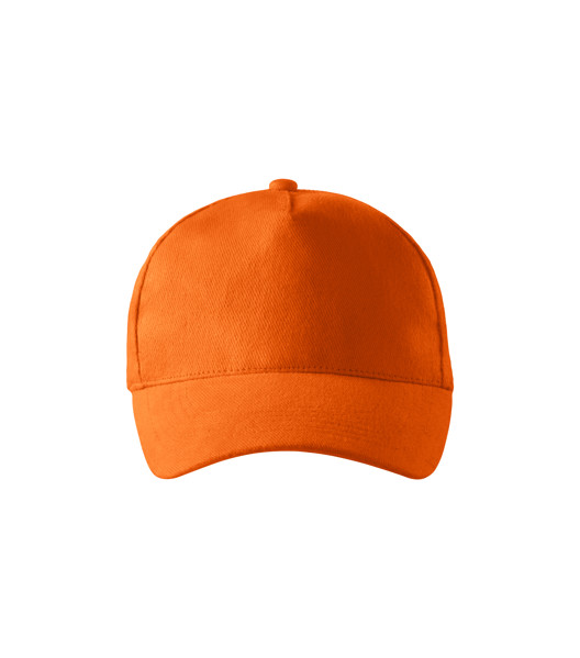 Čepice Unisex Malfini® 5P - Oranžová / nastavitelná