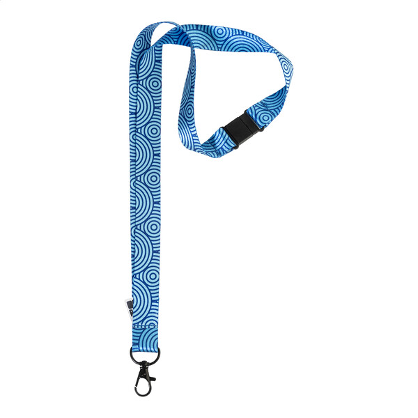 Custom Sublimation Lanyard Subyard Shine Safe - Black