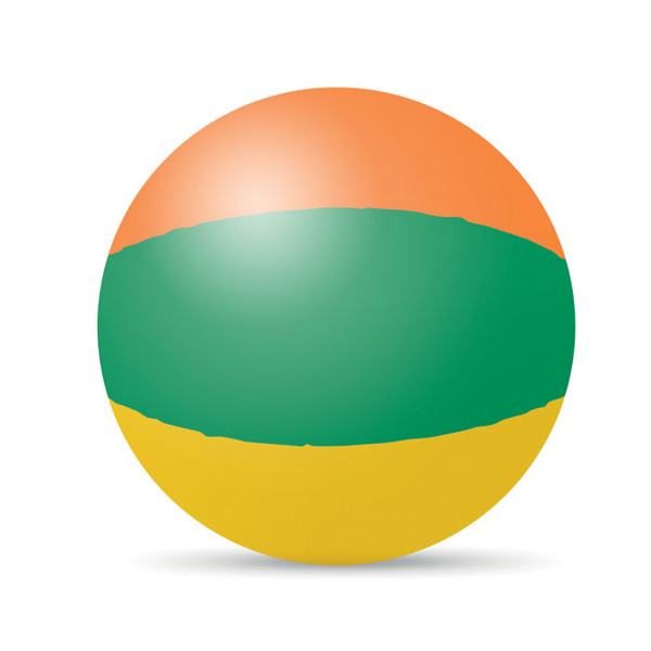 Playtime inflatable beach ball, Ø235mm - Multicolour