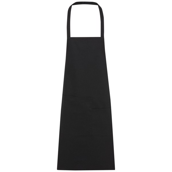 Tablier Khana en coton 280 g/m² - Noir