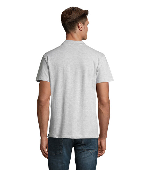 SPRING II  Polo homen  210g - CinzaL