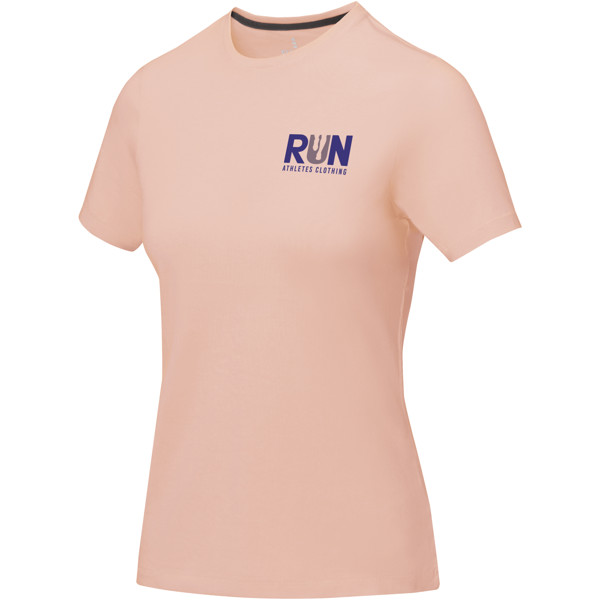 T-shirt de manga curta Nanaimo de mulher - Rosa pálido / XL