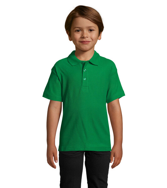 SUMMER II KIDS Polo 170g - VerdeL