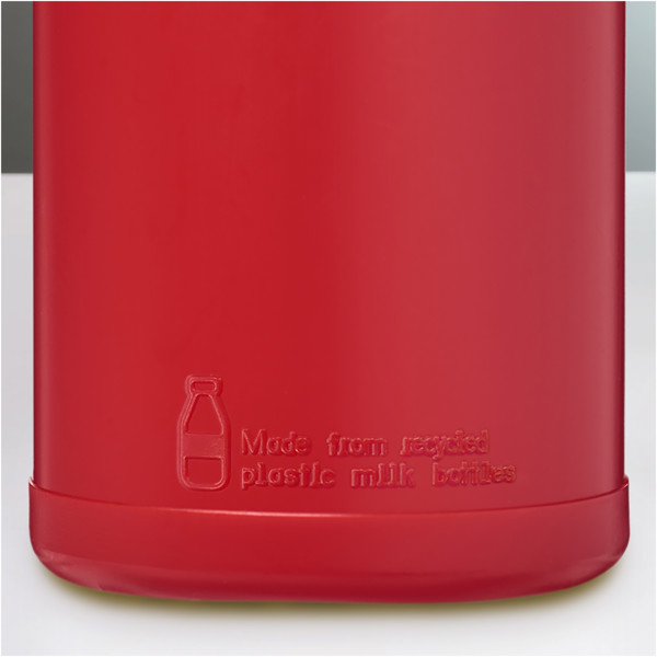 Borraccia sportiva in materiale riciclato da 500 ml Baseline - Rosso / Rosso