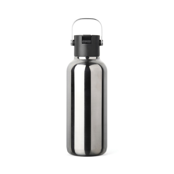 Nerezová láhev VINGA Cael 600 ml z RCS - Stříbrno-Šedá