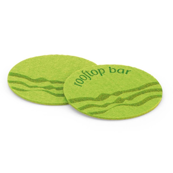 93974. Set de 2 sous-verres - Vert Clair