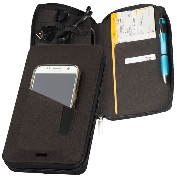 Peňaženka s Power Bank - Black