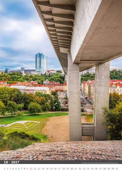 Nástěnný kalendář Praha 2027