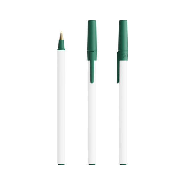 Stylo-bille BIC® Round Stic - Vert Foncé