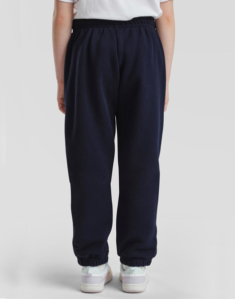 Kids Premium Elasticated Cuff Jog Pants - Deep Navy / 164 (14-15)