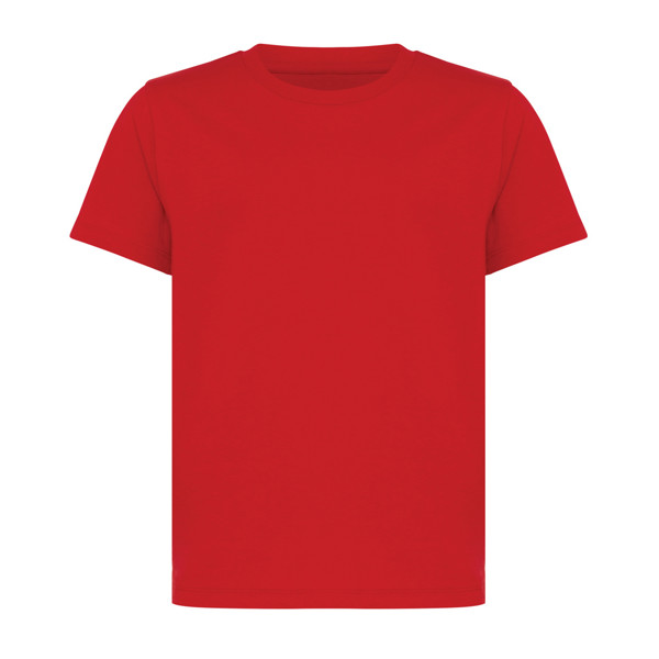 T-shirt pour enfants en coton recyclé IQONIQ Koli - Rouge / 1112