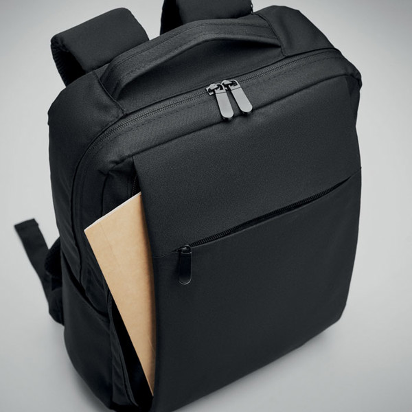 Laptop backpack in 300D RPET Seoul