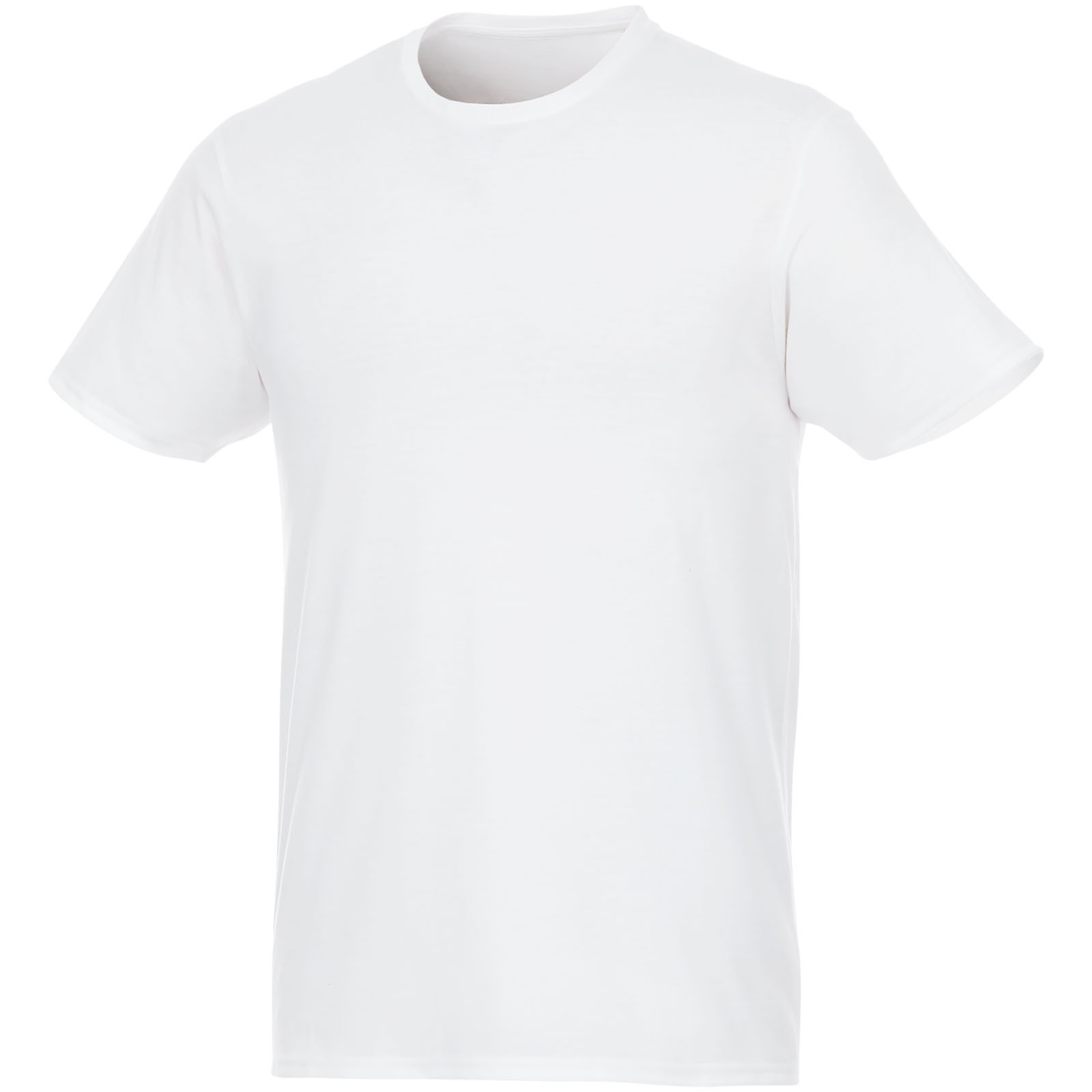 Camiseta de manga corta de material reciclado GRS de hombre "Jade" - Blanco / XXL