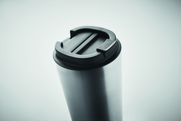 Kozarec Brace+ 510 ml, dvojna stena iz nerjavečega jekla - Matt Silver