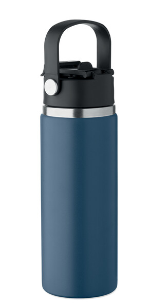 Bouteille double paroi 500 ml Suma Grip - Bleu Marine
