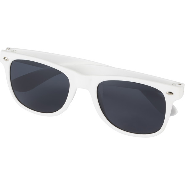 Sun Ray Sonnenbrille aus recyceltem Kunststoff - weiss