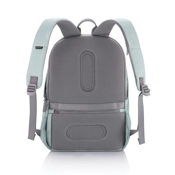 Nahrbtnik Xd Design Bobby Soft, 15,6 inch, rPET - Mint zelena / svetlo siva